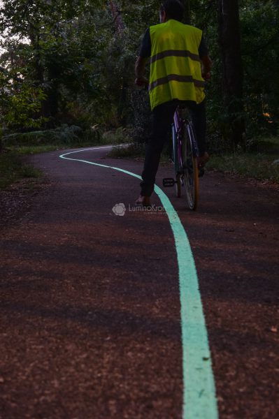 OliKrom : notre peinture luminescente qui sécurise les routes la nuit