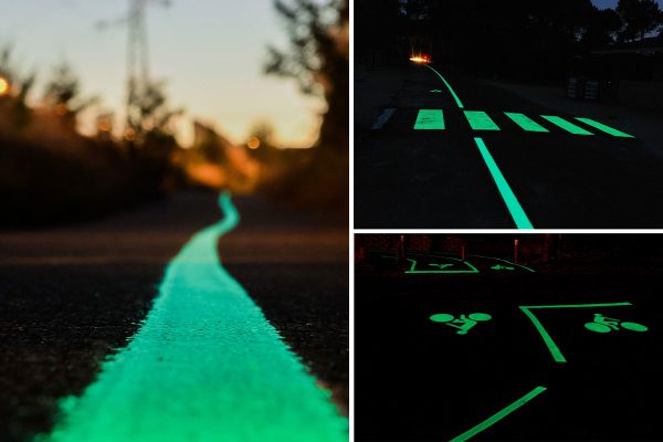 Photoluminescence : un marquage routier qui brille la nuit testé dans les  Landes - NeozOne