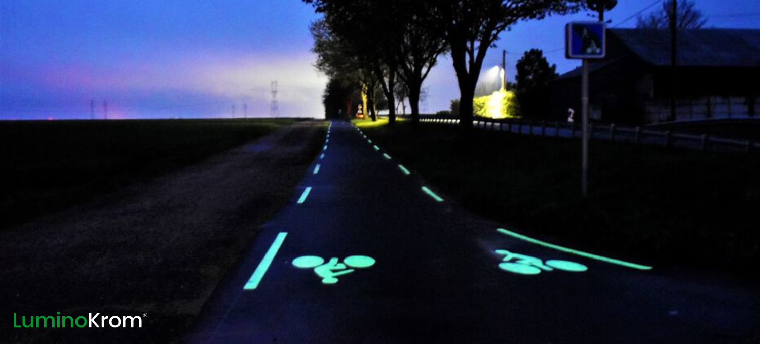 OliKrom : notre peinture luminescente qui sécurise les routes la nuit