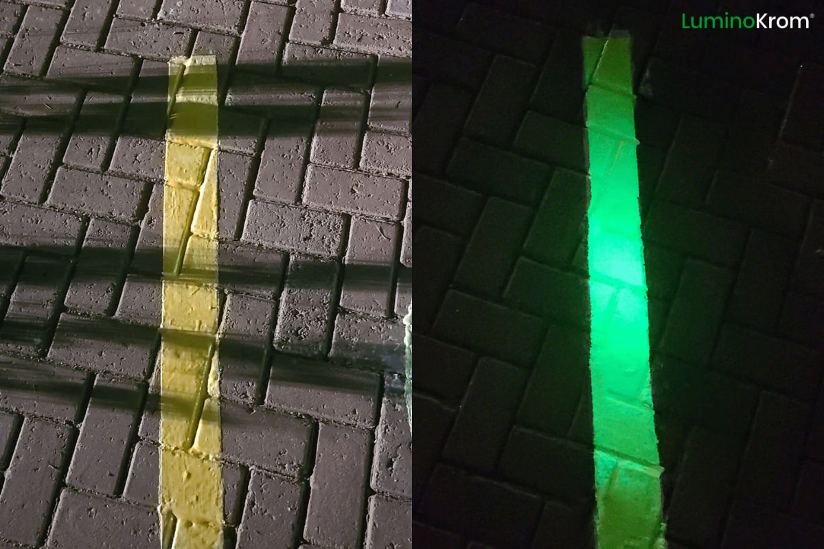 Niteró in Brazil, LuminoKrom® photoluminescent marking