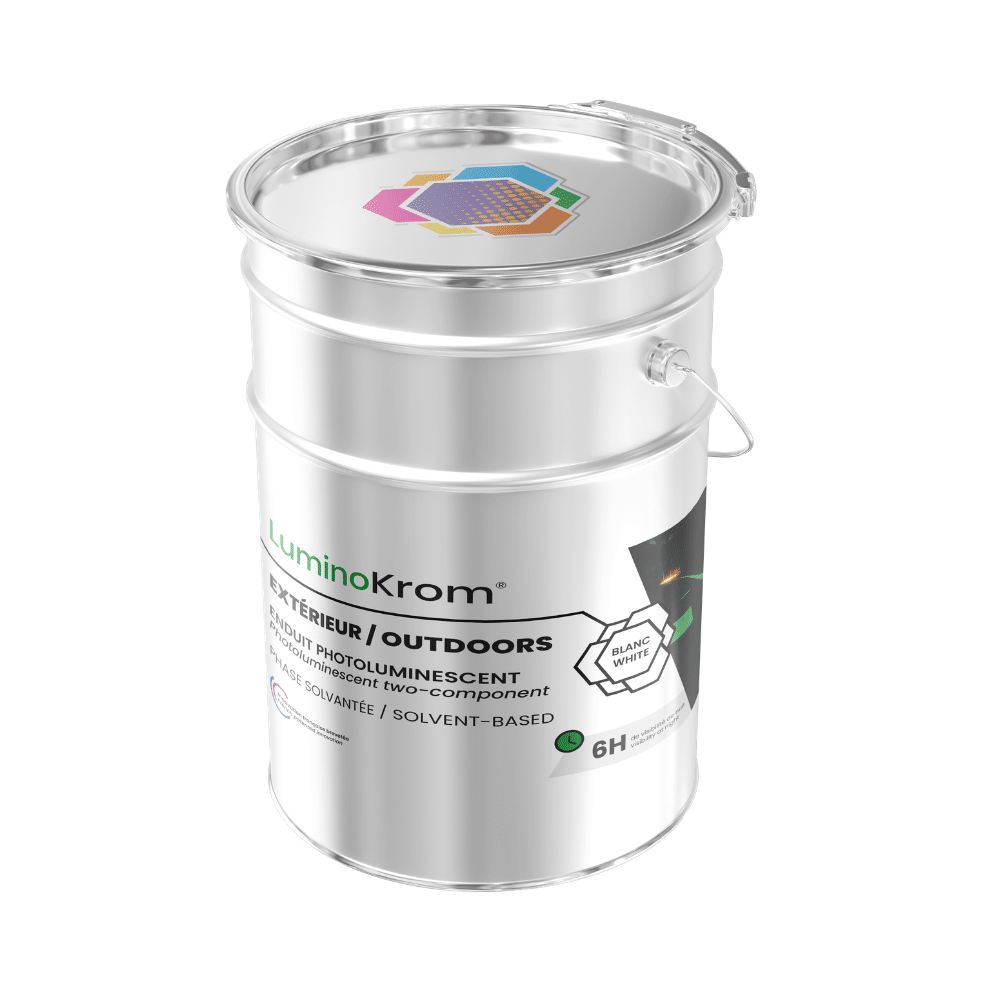 Luminescent two component road marking paint - LuminoKrom®