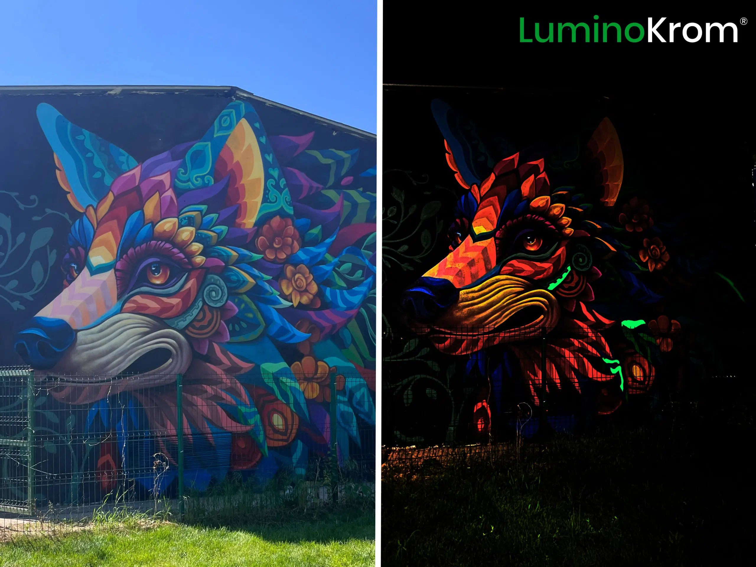 peinture luminescente urbaine