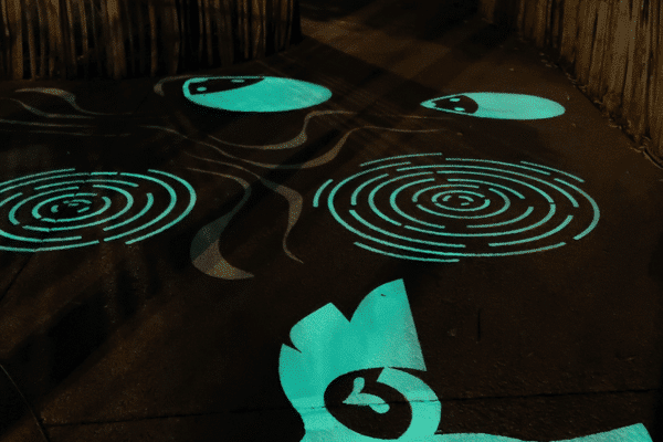 LuminoKrom® used in ground mural projects in our cities