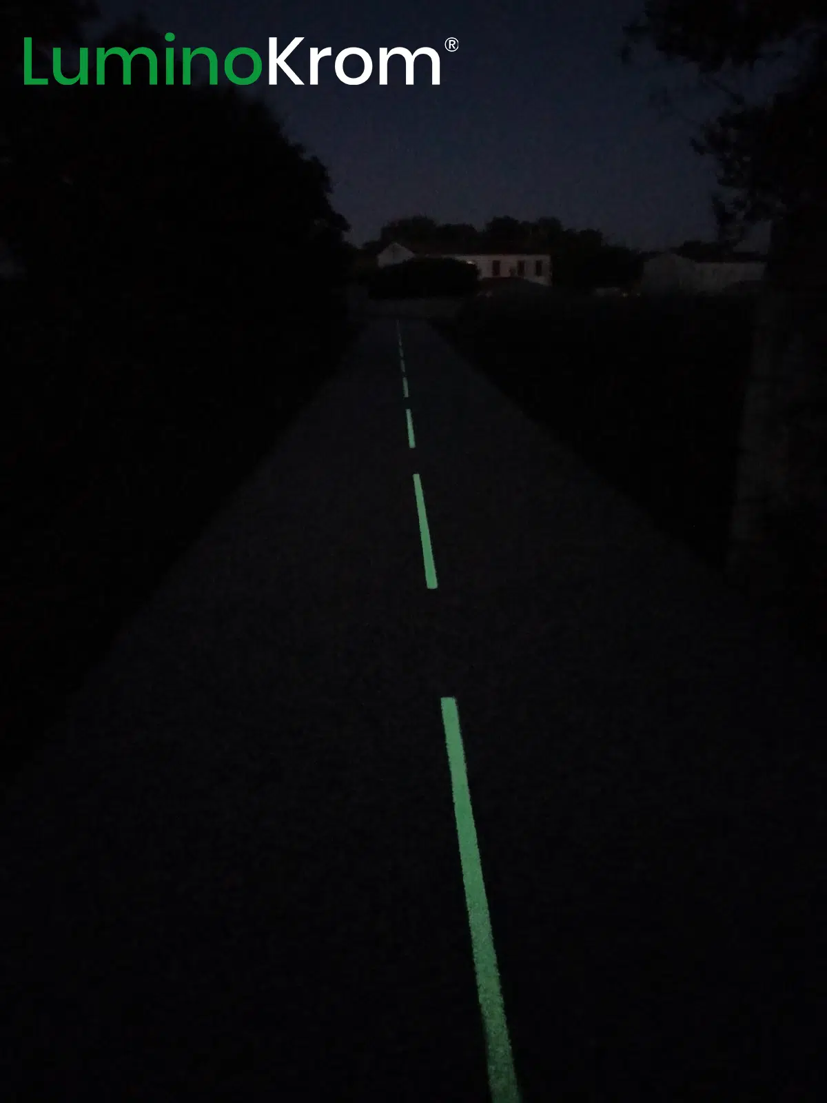 peinture luminescente au sol