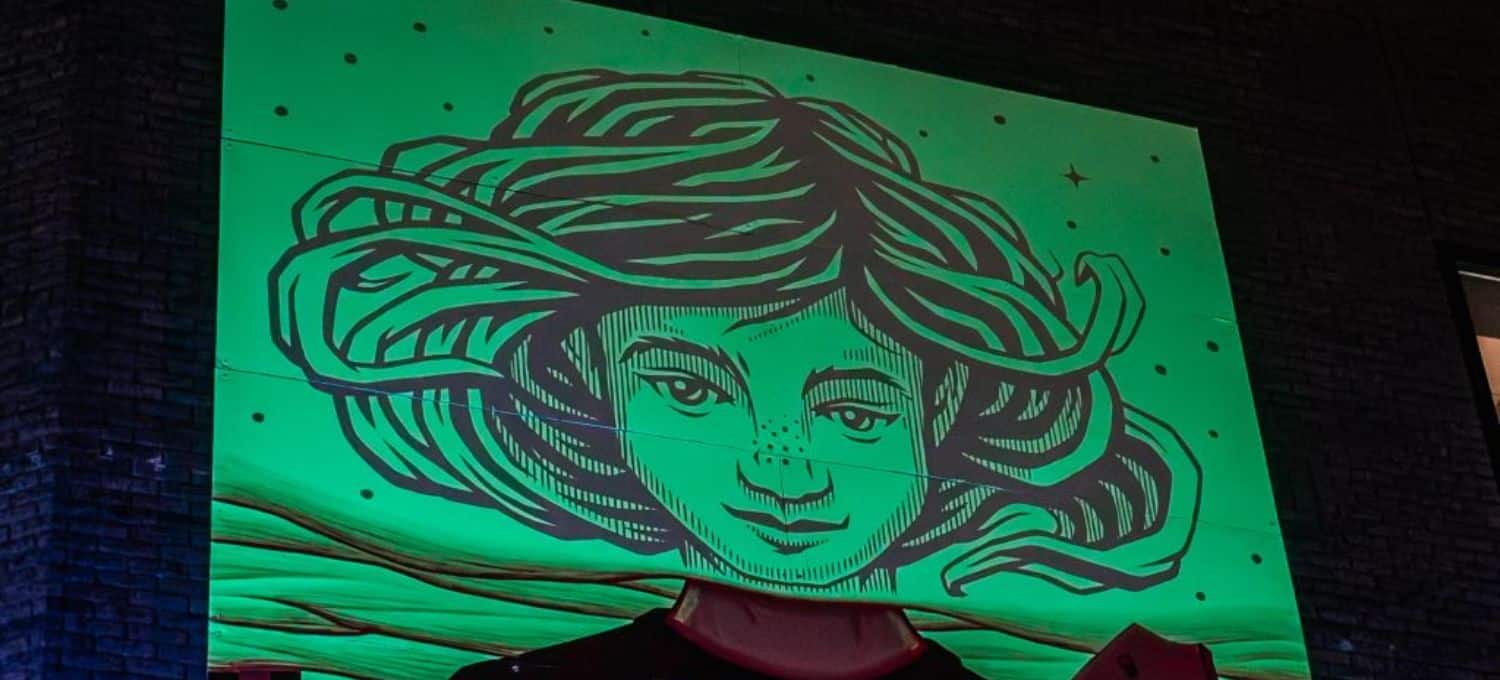LuminoKrom® creates a luminescent mural in Liverpool