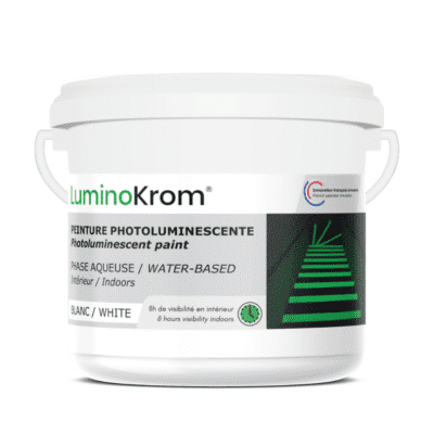 Pot peinture pour industrie luminescent couleur blanche