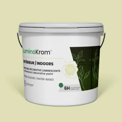 Photoluminescent decorative paint – Interior – Oat