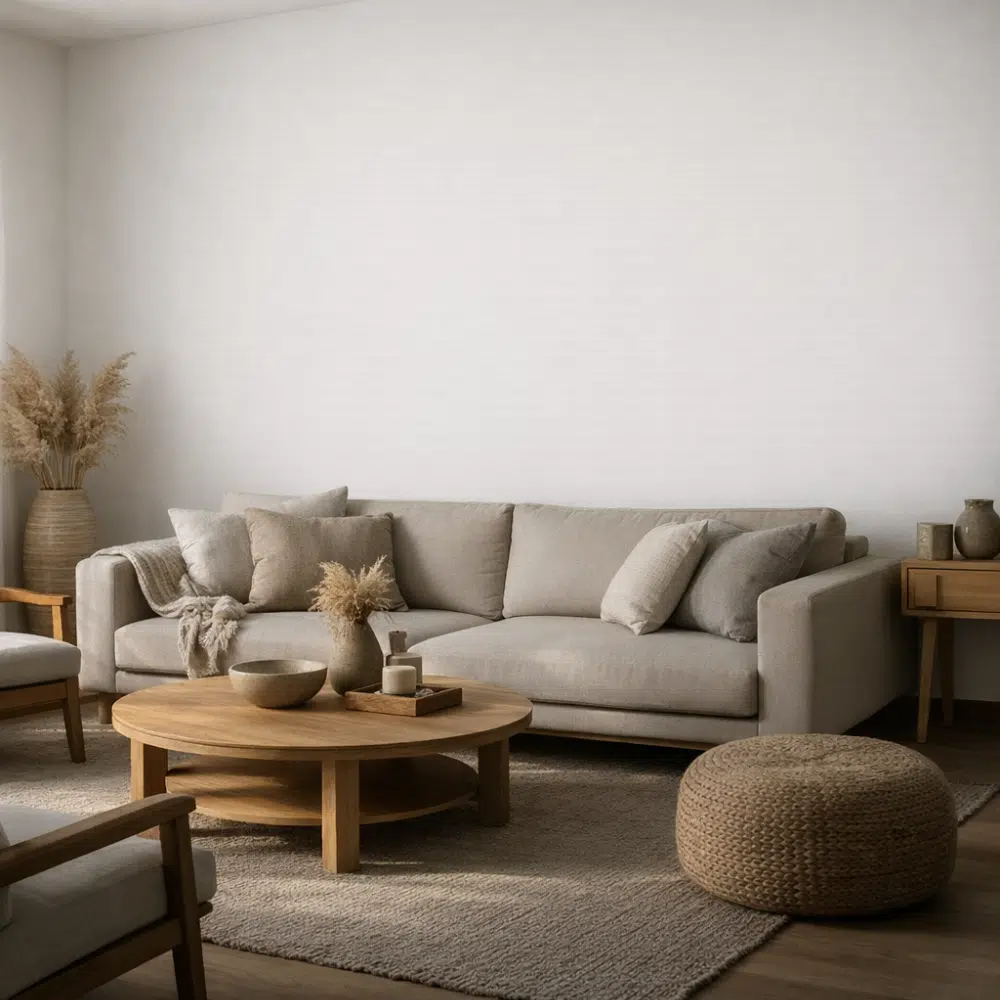 Idée décoration intérieur peinture murale blanc