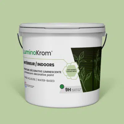 Photoluminescent decorative paint – Interior – Almond