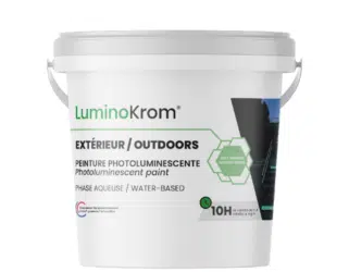 Pot luminokrom aqueuse extérieur vert amande