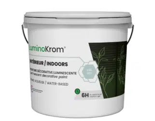 Pot peinture décorative couleur bleu ciel