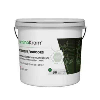 Pot peinture décorative couleur vert pistache