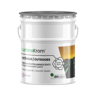 Pot Luminokrom solvantée couleur blanche