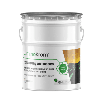 Pot Luminokrom solvantée couleur vert