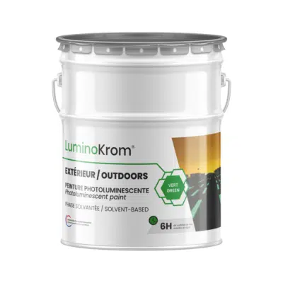 Pot Luminokrom solvantée couleur vert